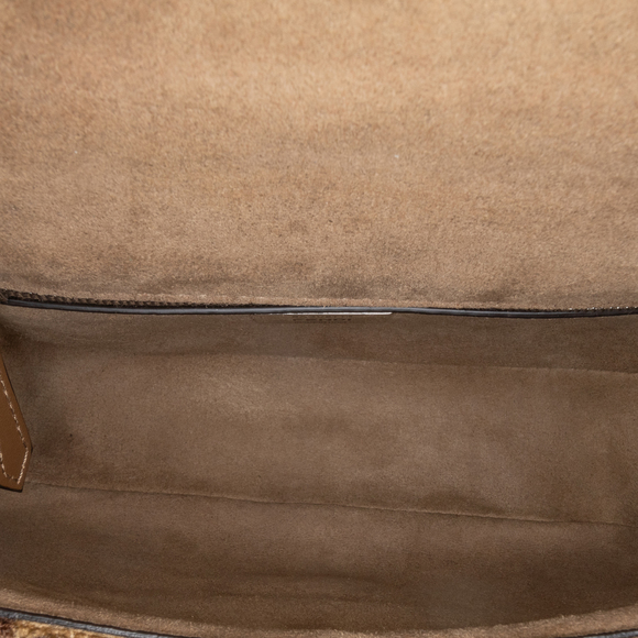 Pre-Loved Fendi Zucca Wool Chain Midi Baguette - Picture 4 of 9